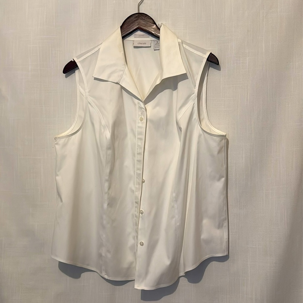 Chico’s Oversize White Tunic 3/L